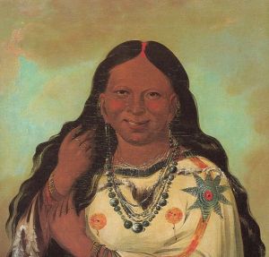 Ojibwa woman, ca. 1832