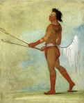 Choctaw Stickball player, ca. 1834