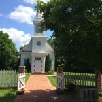 Peace Church in the village at Boone Homestead