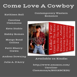 DOWNLOAD A SAMPLE BOOK--WITH RECIPES!--OF COME LOVE A COWBOY NOW!